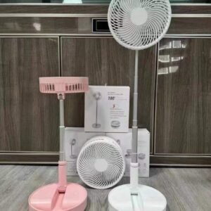Folding long rechargeable fan - Image 1